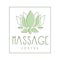 Massage center logo symbol vector Illustration