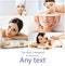 Massage and healing collection. Women having different types of massage. Spa, wellness, health care and aroma therapy.