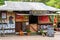 Massage parlor at Kuranda Rainforest Market, Australia.