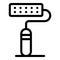 Massage roller icon, outline style