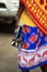 Massai woman sells souvenirs to tourists