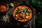 Massaman Curry Dish. Generative AI