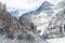 The massif of Lagazuoi, one of the splendid Dolomites mountains