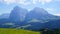 Massif of the Langkofel  and the Platkofel