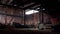 Massive Abandoned Factory Warehouse Decay Interior