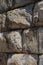 Massive ashlar masonry wall