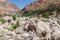 Massive boulders in Wadi Tiwi valley, Om