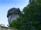 The massive Chimney Rock