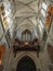 Massive church organ at the Cathedral of St-Pierre and St-Paul