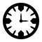 A massive clock icon. A vector icon for expressing time.