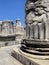 Massive columns of the temple at Didim. Turkey