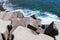 Massive concrete blocks as a part of breakwater