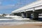 Massive concrete pier in Kolobrzeg