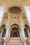 Massive dome and ceiling over throne at Nayak Palace.