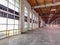 Massive Empty Industrial Warehouse Interior