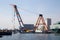 Massive Floating Crane in Copenhagen Harbour