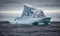 Massive floating iceberg spotted in polar sea Creating using generative AI