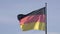 Massive German flag flies in slow motion