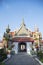 Massive giant Demon Guardian at the Eastern Gate of The Temple of Dawn, Bangkok