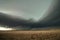 A massive high precipitation supercell thunderstorm in eastern Colorado.