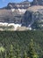 Massive mountains and green trees at national park