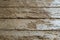 Massive old French farmhouse wooden floor boards after restoration