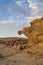 Massive orange granite rock formation, Namibia