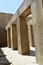 Massive Pillars in Valley Temple of Khafre at Giza, Egypt.