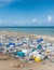Massive Plastic Waste Disrupts the Serenity of the Beach