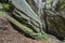 Massive rock tors in the Przadki nature reserve