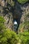 Massive rocky arch in Wulong National Park