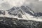 The massive snow covered mountain in Alaska