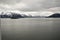 The massive snow covered mountains in Alaska