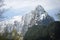 Massive Snowy Mountain Cliffs