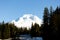 Massive Snowy Mountain Mount Hood