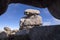 Massive stack of rocks at Teutonia Peak in Mojave