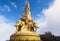 Massive statue of Samantabhadra at the summit of Mount Emei, China