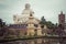 Massive statue of the Sitting Smiling Buddha at the Vinh Tranh P