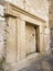 Massive stone door