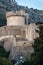 Massive stone walls of the Dubrovnik Old Town