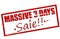 Massive three days sale