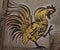 Massive Wall Painting of a Rooster