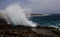 Massive Wave at the Salt Museum Caleta Fuerteventura