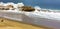 Massive waves at Castlepoint Reef as a result of a tropical