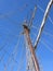 Mast of an old sailing ship