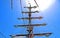 Mast sailboat sails