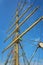 The mast of the sailship