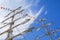 Mast of tall ship