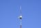 Mast tower relay Internet signals and telephone signals