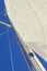 Mast track sail incorrect use, front luff